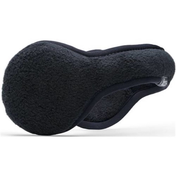 180s NEW Men Tec Fleece Behind The Head Ear Warmer Black One Size Winter Snow - Picture 2 of 15